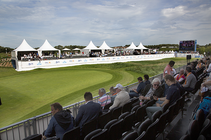 KLM Open golf event tribune